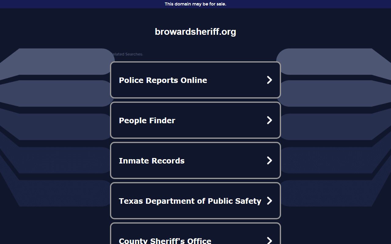 Pembroke Pines booking records documentation from Broward County Sheriff