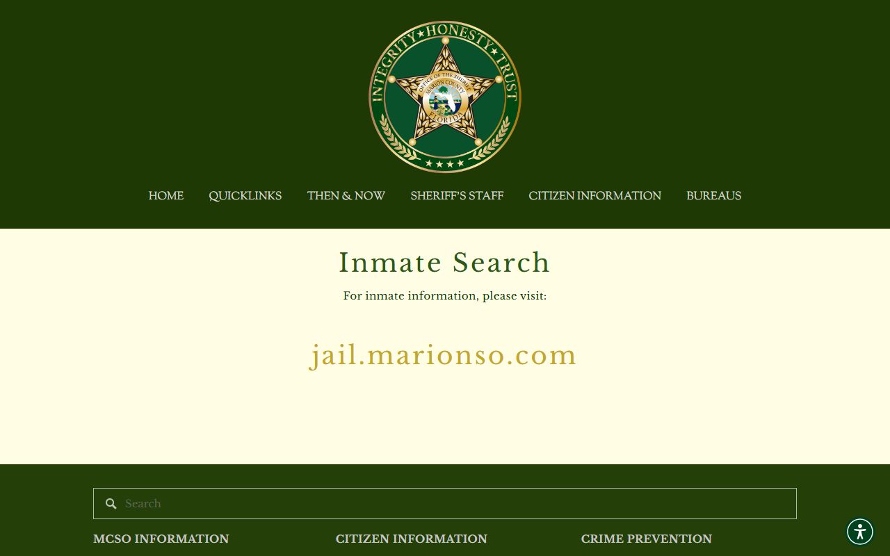 Marion County 72 hour booking inmate search portal